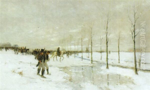 Napoleons Arme Pa Vinterklatt Falt - view 1