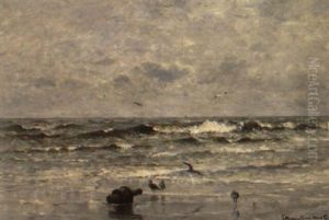 Seagulls In The Breakers
