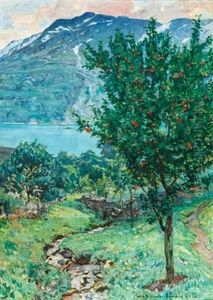 Aften I Ullensvang Og 1915 by Gerhard Munthe