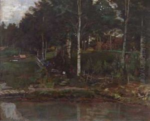 Fra Alfheim Ved Elverum by Gerhard Munthe