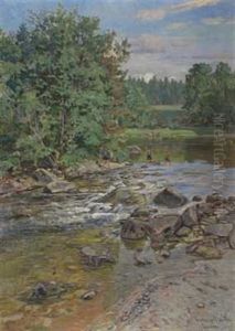 Fra Elverum by Gerhard Munthe