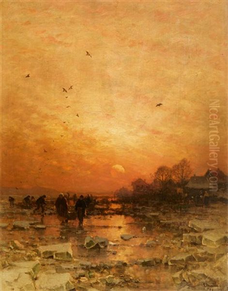 An Evening Winter Landscape - view 1
