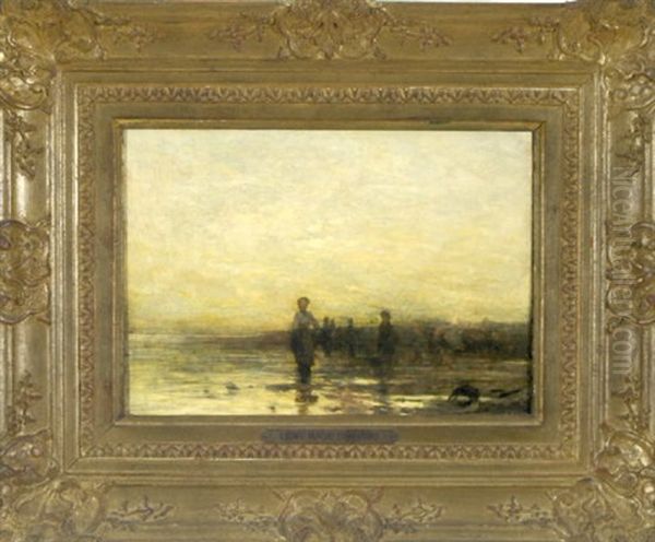 Wattfischerinnen In Der Abenddammerung - view 1
