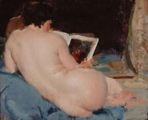 Nu De Dos by Louis-Francois Biloul