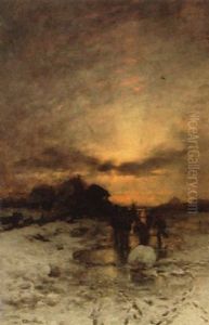 Lav Kveldssol by Ludwig Munthe
