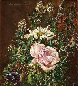 Stillife With A Rose And A Daisy