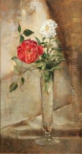 Stilleben Med Blommor I Vas by Anna Katarina Munthe-Norstedt