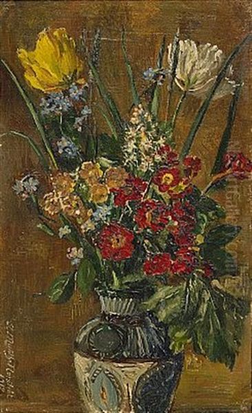 Stilleben Med Blommor I Vas - view 1
