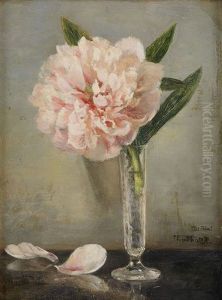Stilleben Med Pion by Anna Katarina Munthe-Norstedt