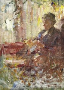 Portrait Of Mrs Montgomery by Josephine Mary Muntz Adams