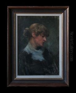 Portrait Of A Woman by Josephine Mary Muntz Adams