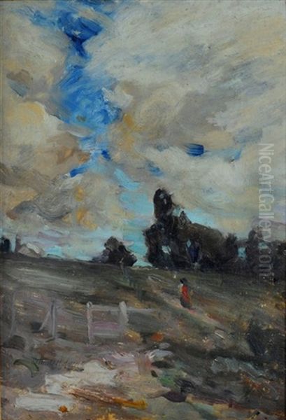 Figure In A Landscape - view 1