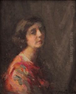Portrait Of A Lady by Josephine Mary Muntz Adams