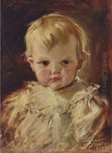 Portrait Of A Child by Laura Adeline Muntz-Lyall