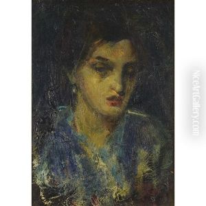 Study Of A Girl by Laura Adeline Muntz-Lyall