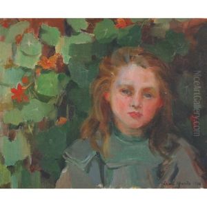Young Girl In A Garden