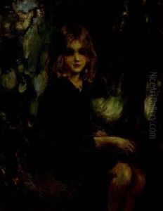 Young Girl In A Landscape