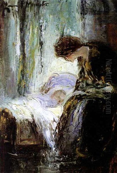 Mother Reading To Her Baby - view 1