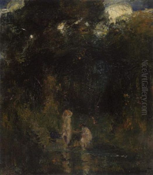 Evening Bathers - view 1