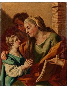 Die Heilige Anna Und Joachim Mit Dem Jungen Marienkind