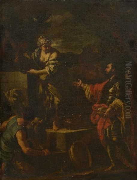 Rebecca Et Eliezer (after Solimena) - view 1