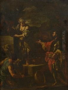 Rebecca Et Eliezer (after Solimena)