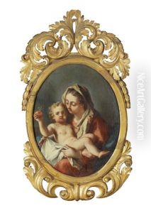 Madonna Mit Kind, Einen Apfel Haltend Madonna Mit Kind, Einen Apfel Haltend