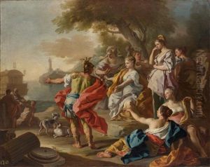 Enee Quittant Didon by Francesco de Mura