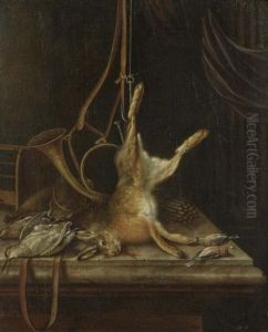 Hunting Still Life. 1678. by Jacobus Biltius