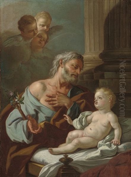 Saint Joseph With The Infant Christ Child - view 1