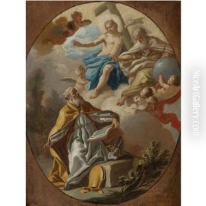 The Vision Of St. Augustine by Francesco de Mura