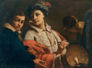 Allegorie De La Peinture by Francesco de Mura