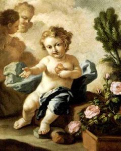 Gesu Bambino E Due Angeli