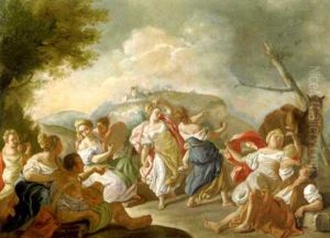 A Landscape With Figures Dancing