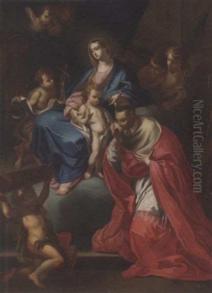 The Madonna And Child With Saint Charles Borromeo - view 1