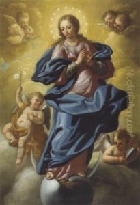 L'immaculata Con Angeli L'immaculata Con Angeli