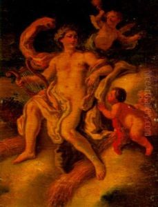 An Allegory Of Autumn by Francesco de Mura