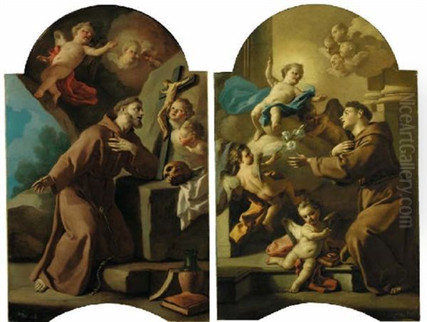 Saint Francis At Prayer - view 1