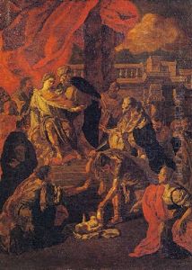 Il Giudizio Di Salomone by Francesco de Mura