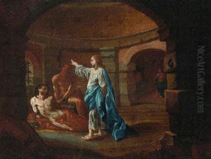 Christ Appearing In A Vision To Two Prisoners