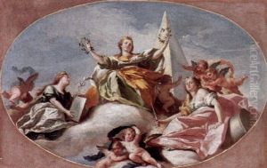 Allegorische Szene by Francesco de Mura