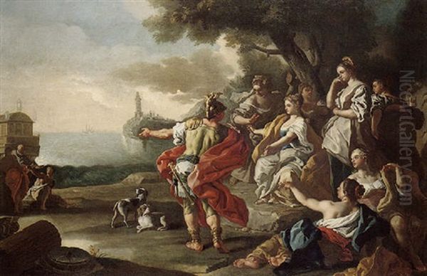 The Departure Of Aeneas - view 1