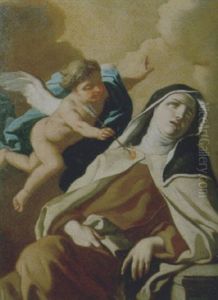 Estasi Di Santa Teresa by Francesco de Mura