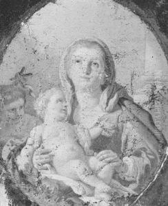 Madonna And Child With The Infant St.john by Francesco de Mura