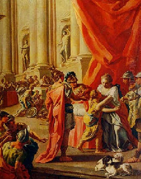 Cupid In The Guise Of Ascanius Embracing Queen Dido - view 1