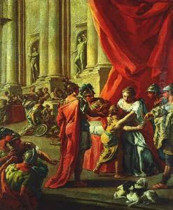 Hector Et Astyanax by Francesco de Mura