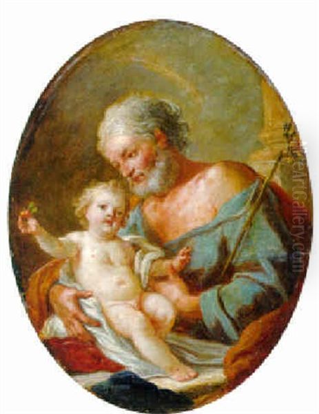 Saint Joseph And The Christ Child - view 1