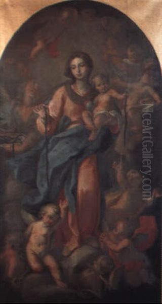 The Madonna And Child With Girdles, With Angels And Seraphim - view 1