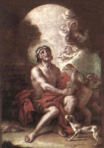 Saint Roch With Angels - view 1