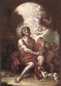 Saint Roch With Angels